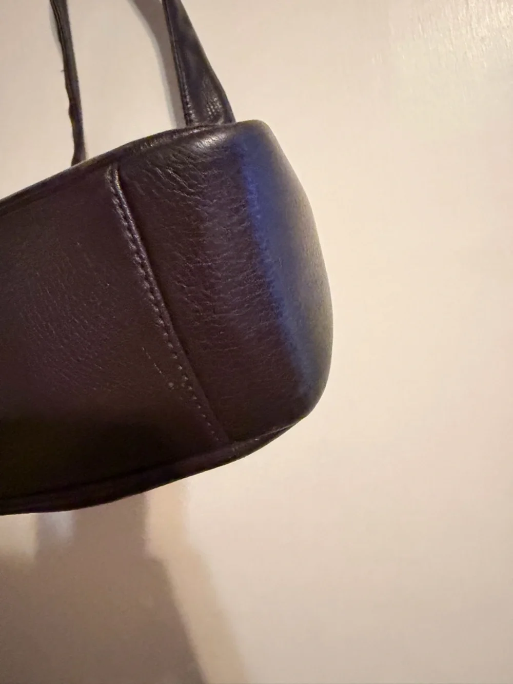 Giani Bernini Brown Pebbled Leather‎ Shoulder Bag Minimalist Luxe Everyday Hobo